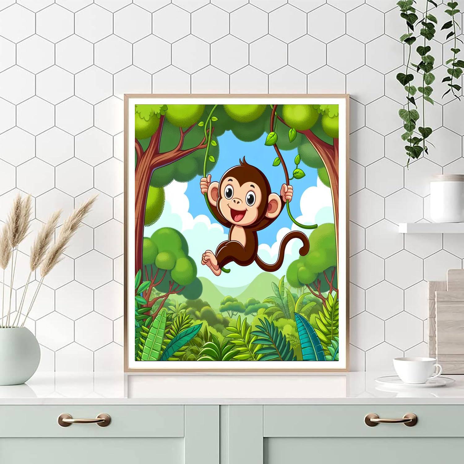 Adventure Monkey Paint By Color