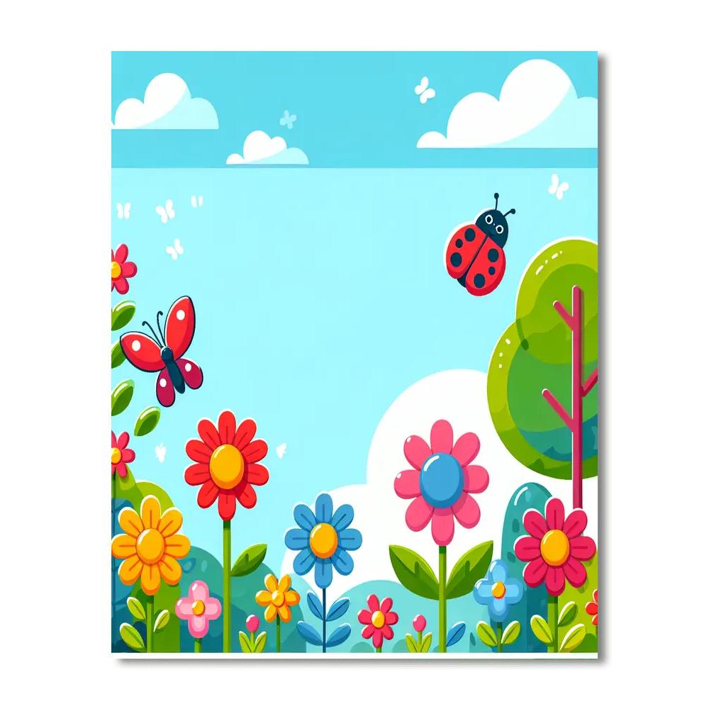Garden Gathering Numbered Painting Kits