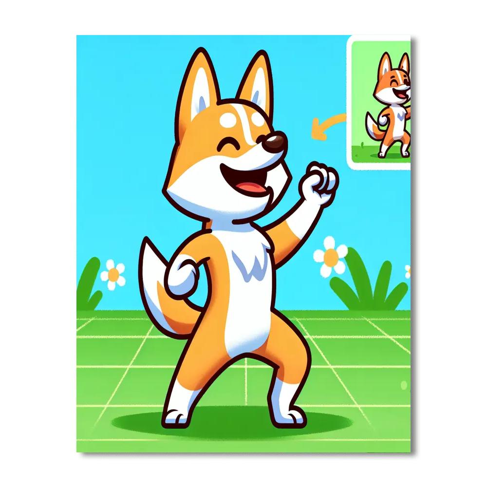 Dancing Dingo DIY Paint By Numbers