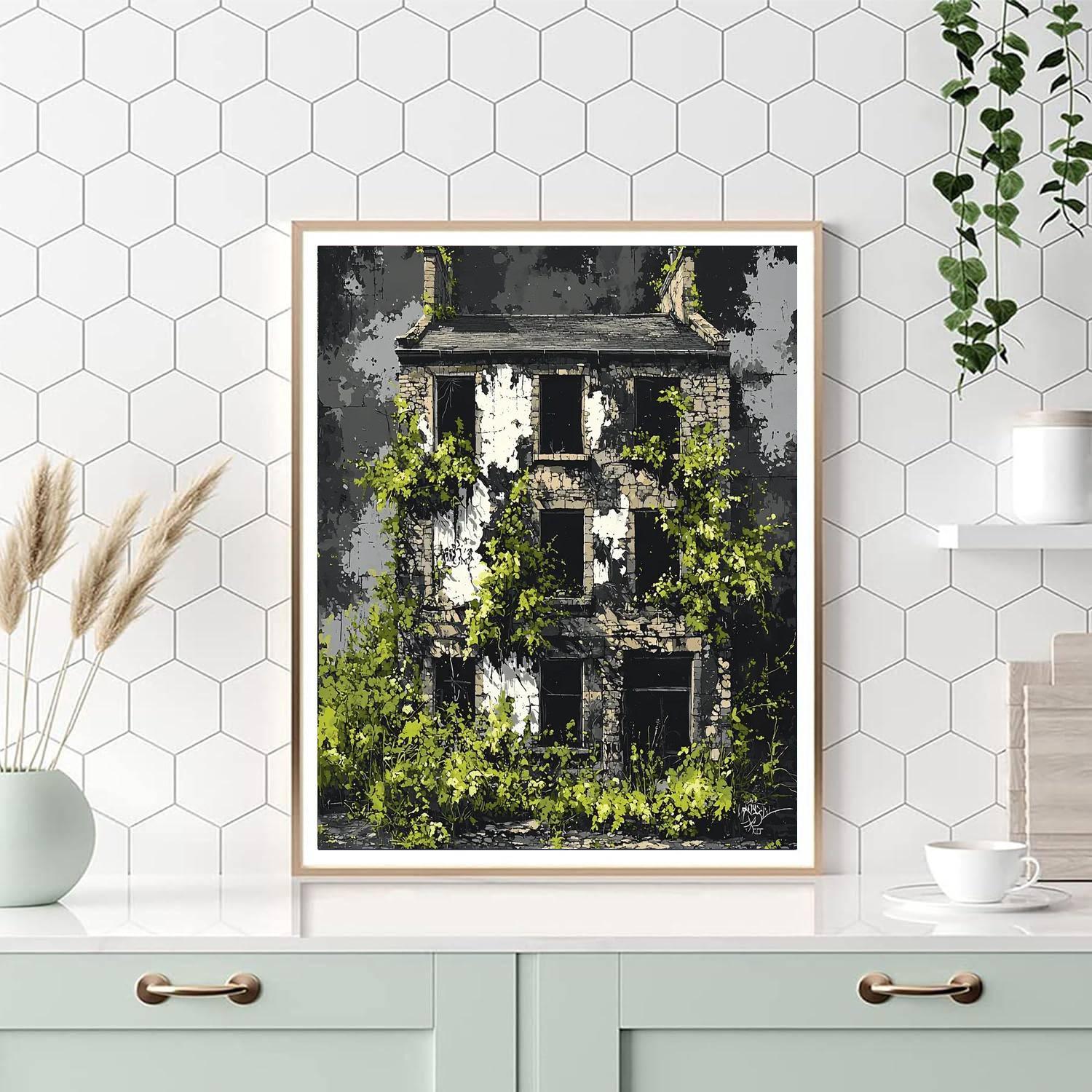 Banksy Inspired Urban Decay  Paint By Number