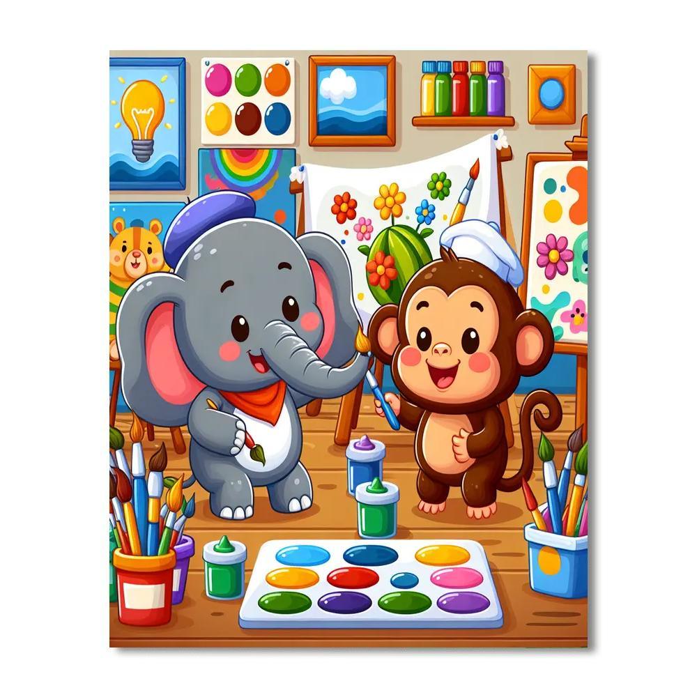 Artful Animals Paint By Numbers Art