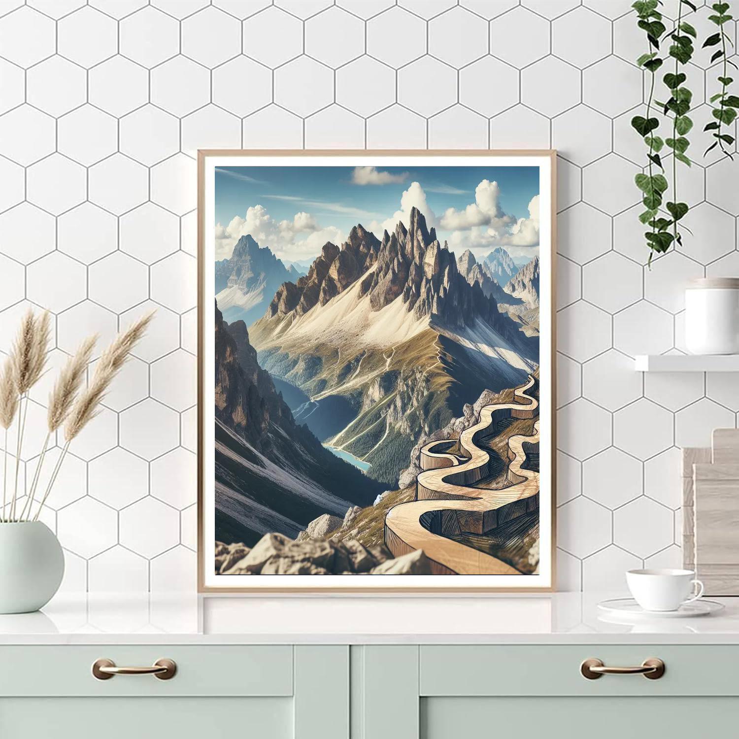 Mountain Trail Numbered Painting Kits