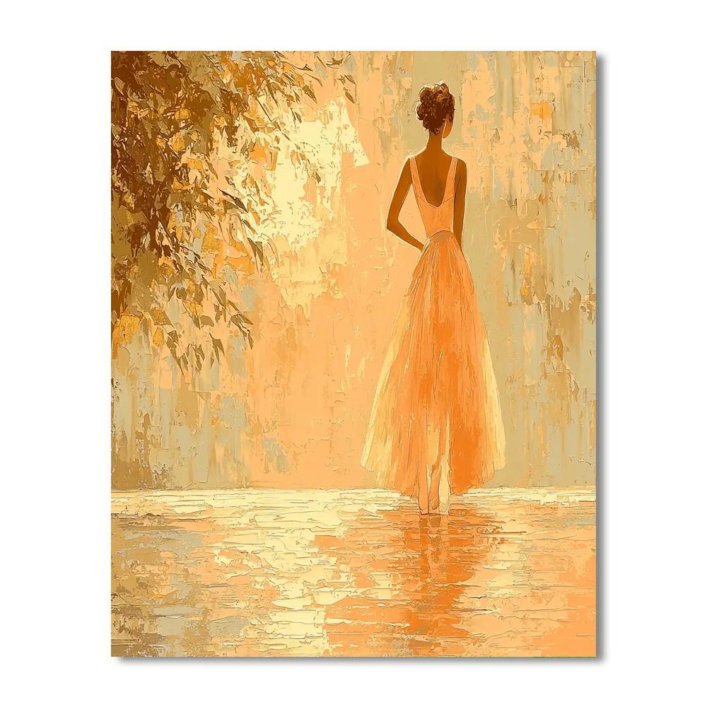 Edgar Degas Inspired Dancer's Poise  Paint By Numbers Art