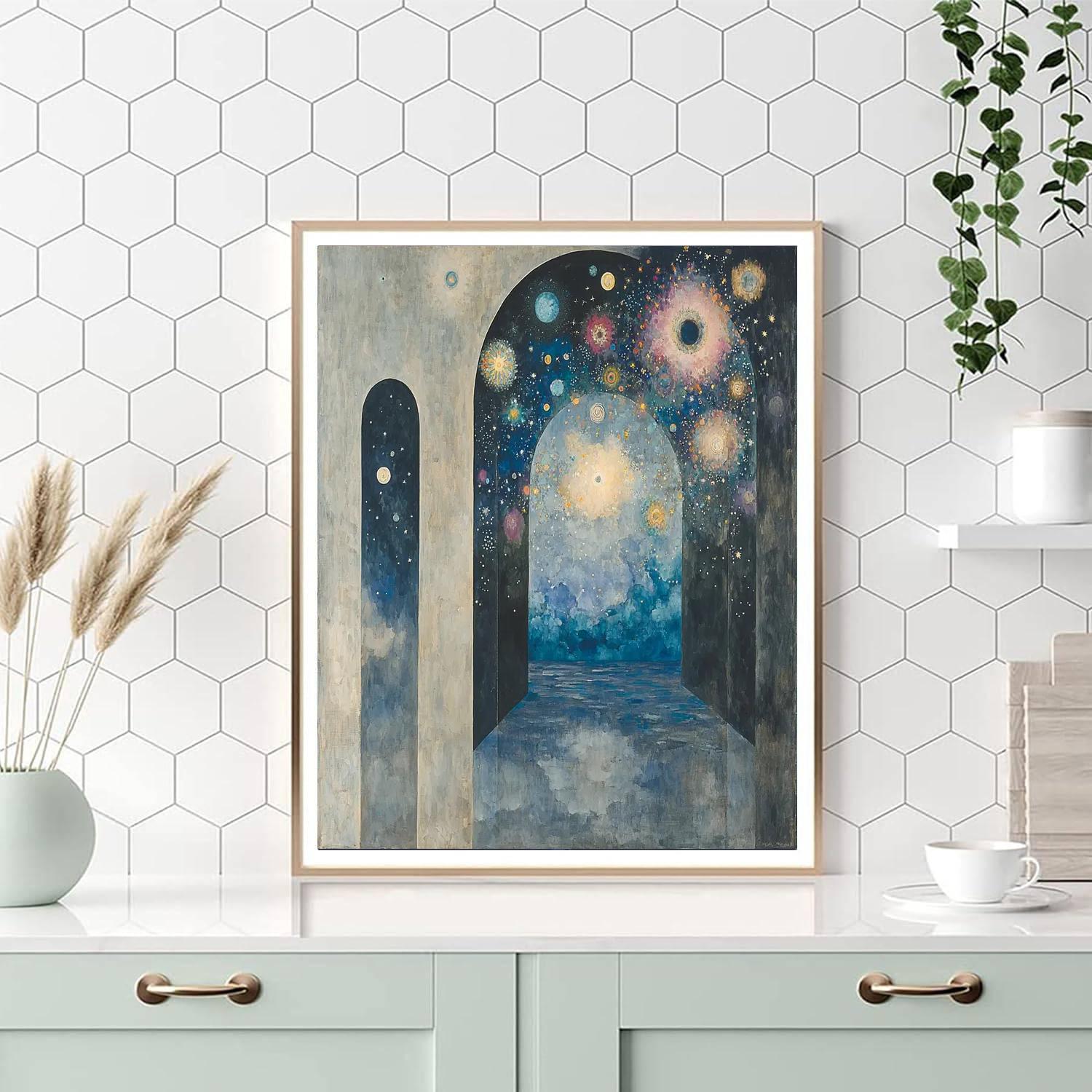 Max Ernst Inspired Elysian Reverberations  Paint By Numbers Art