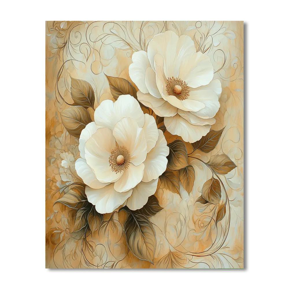 Alphonse Mucha Inspired Elysian Garden Dreams  DIY Paint By Numbers