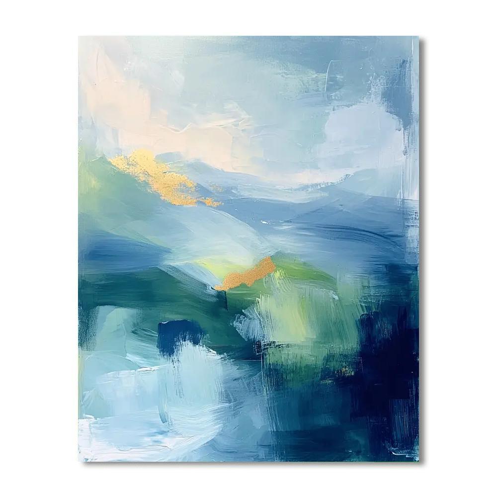 Jean-Michel Basquiat Inspired Ebb And Flow  Paint By Color