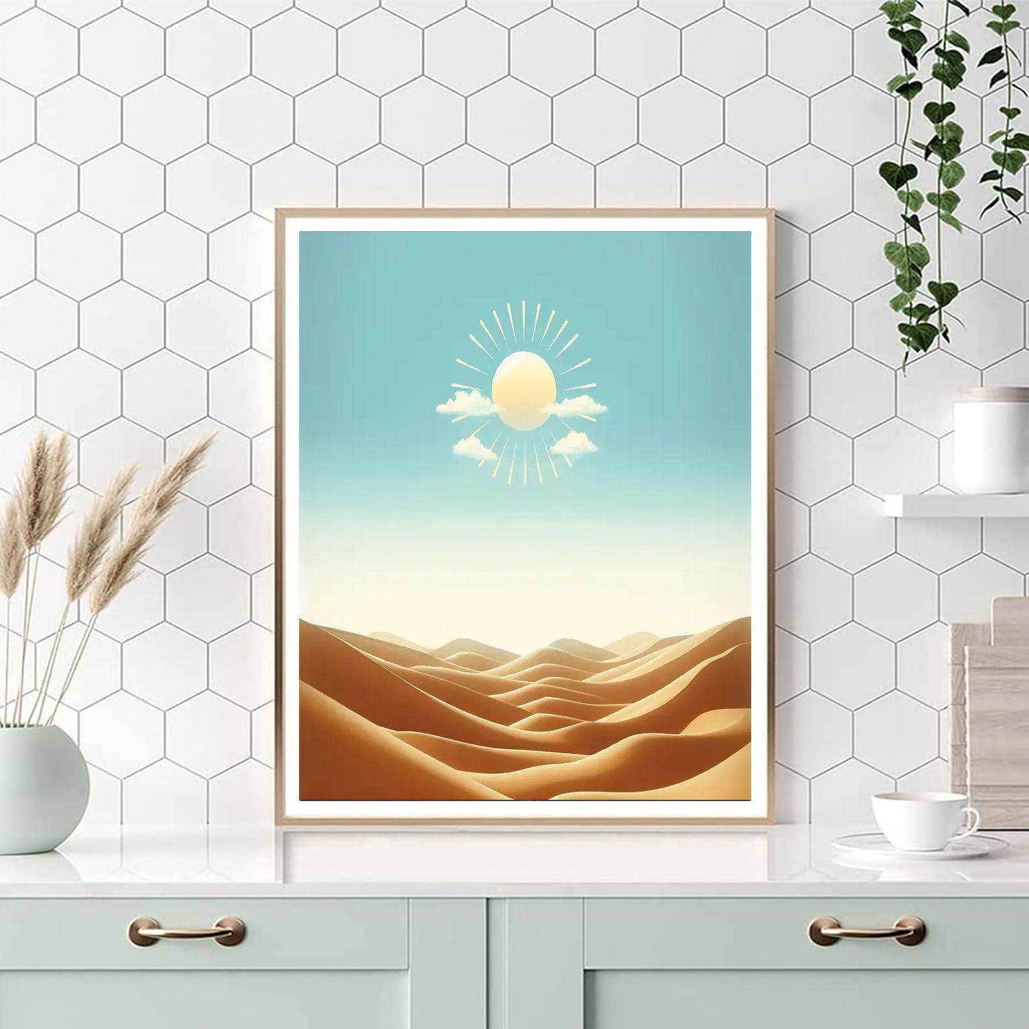 Tranquil Desert Escape Painting Number Kit