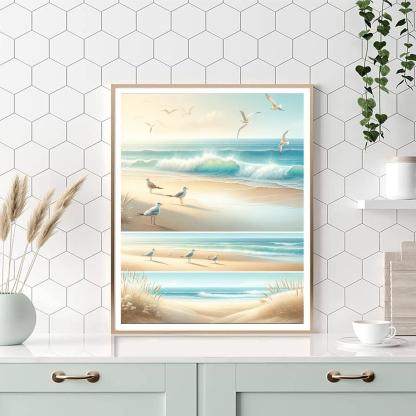 Sandy Beach Escape Paint By Number