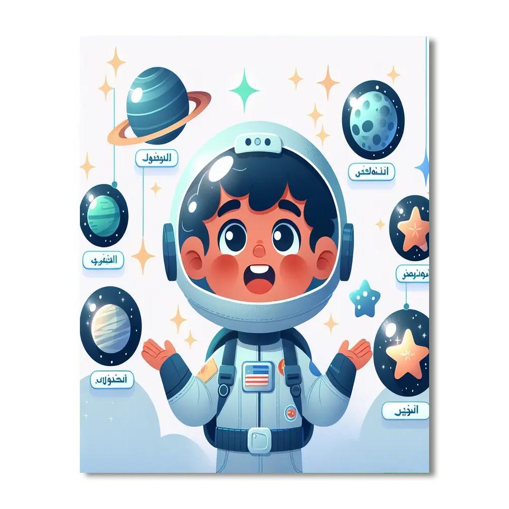 Cosmic Cadet Training Paint By Number