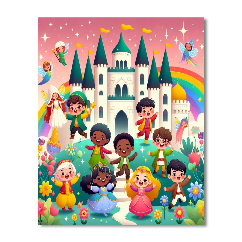 Joyful Fairytale Kingdom Paint By Number