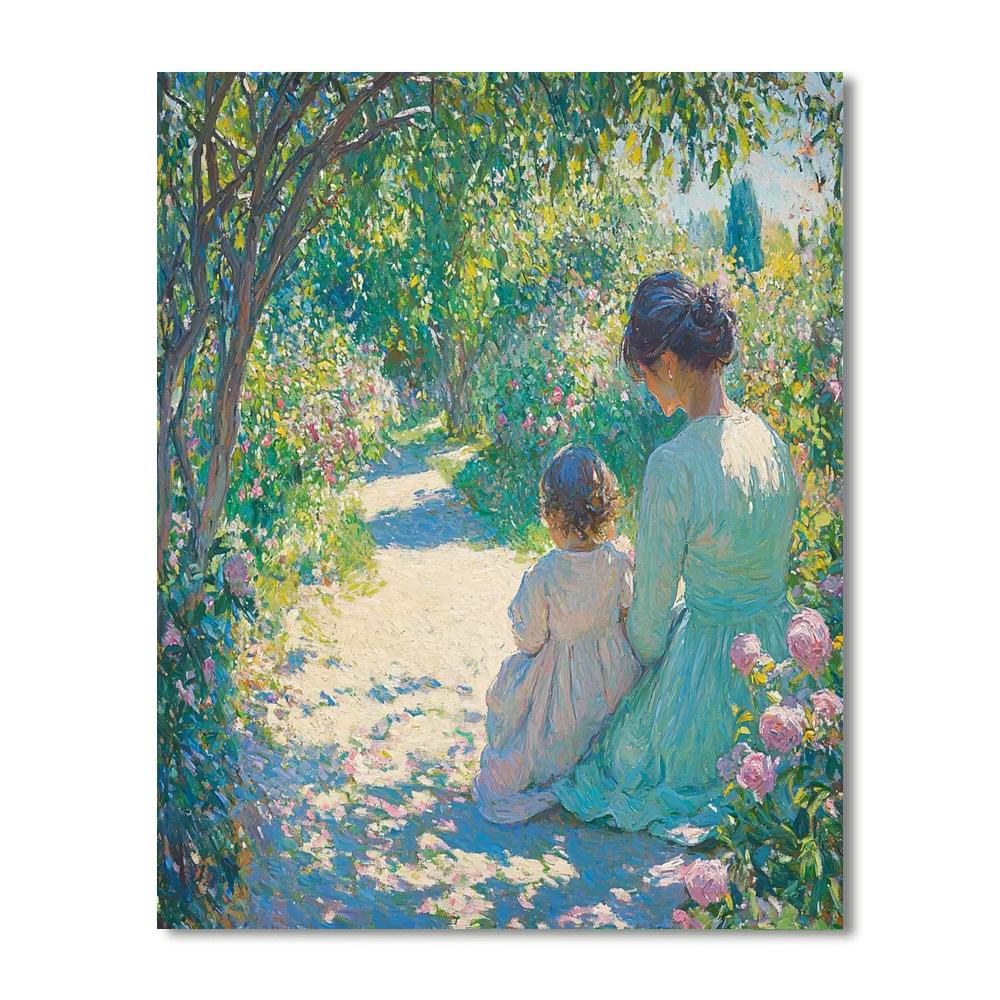 Serene Motherhood Afternoon Paint By Numbers