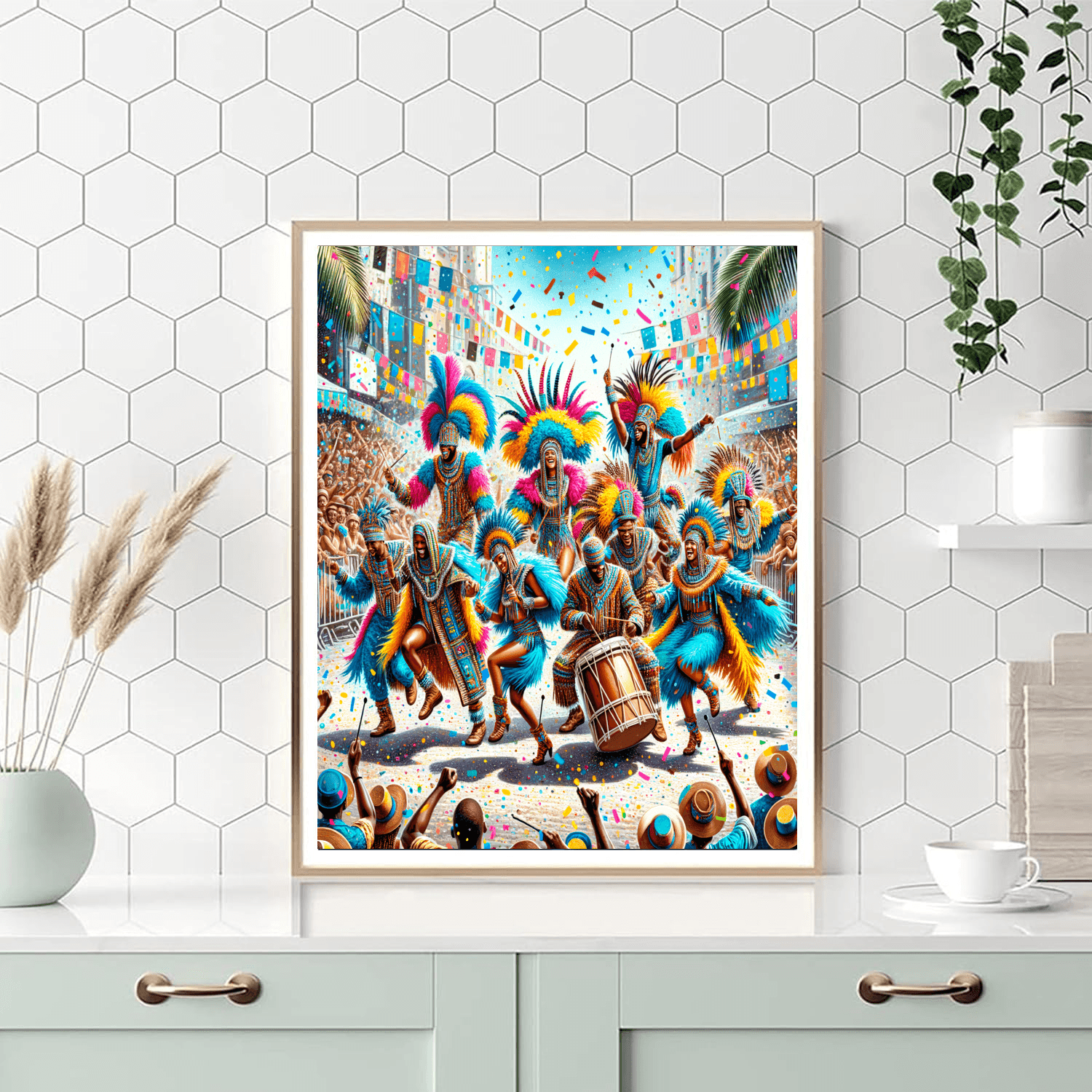 Junkanoo Festival - Nassau, Bahamas DIY Paint By Numbers