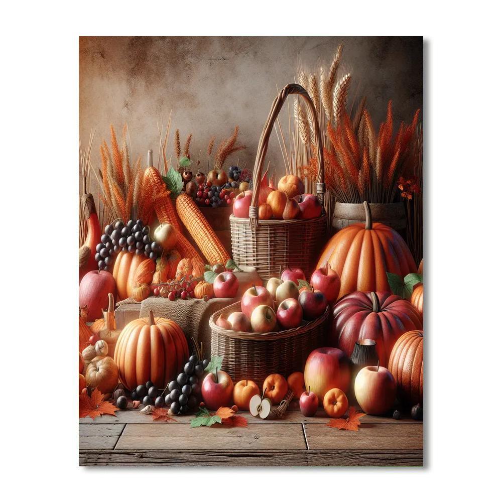 Bountiful Harvest Bounty Paint By Numbers Kits
