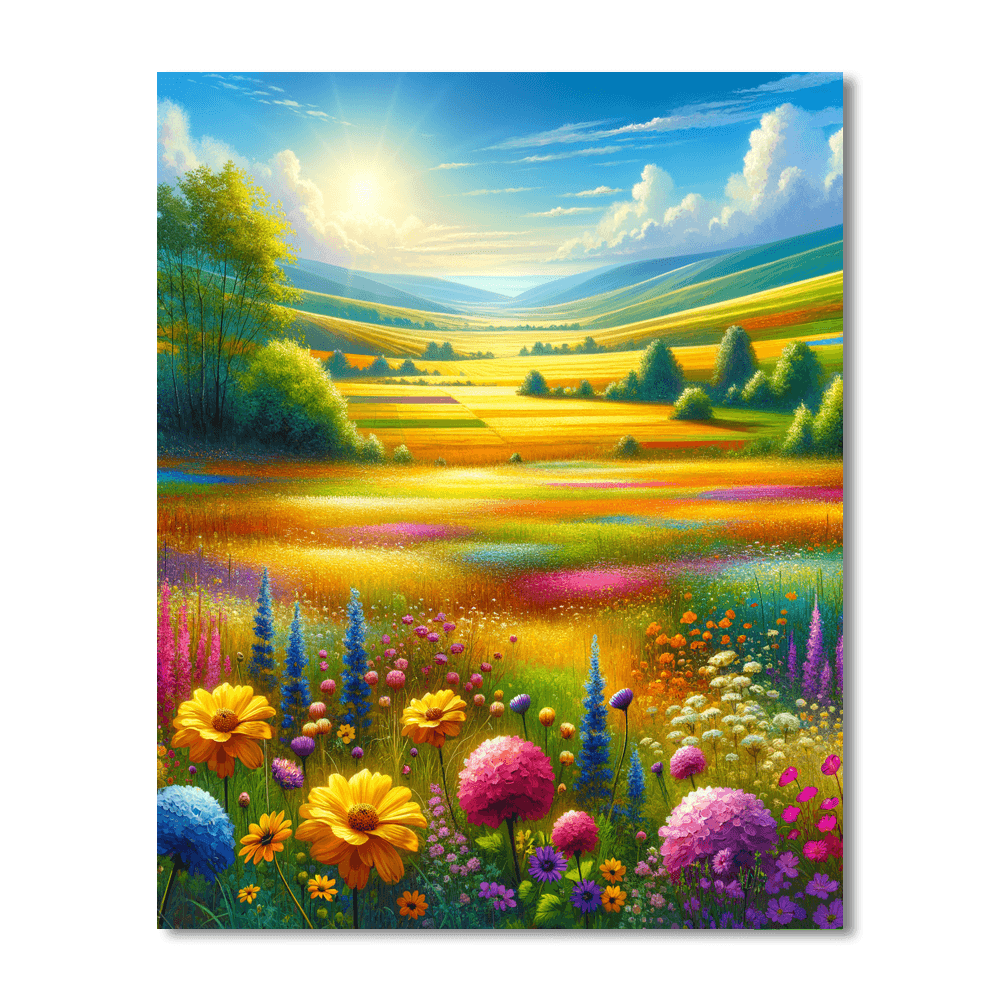 Summer In The Countryside DIY Paint By Numbers