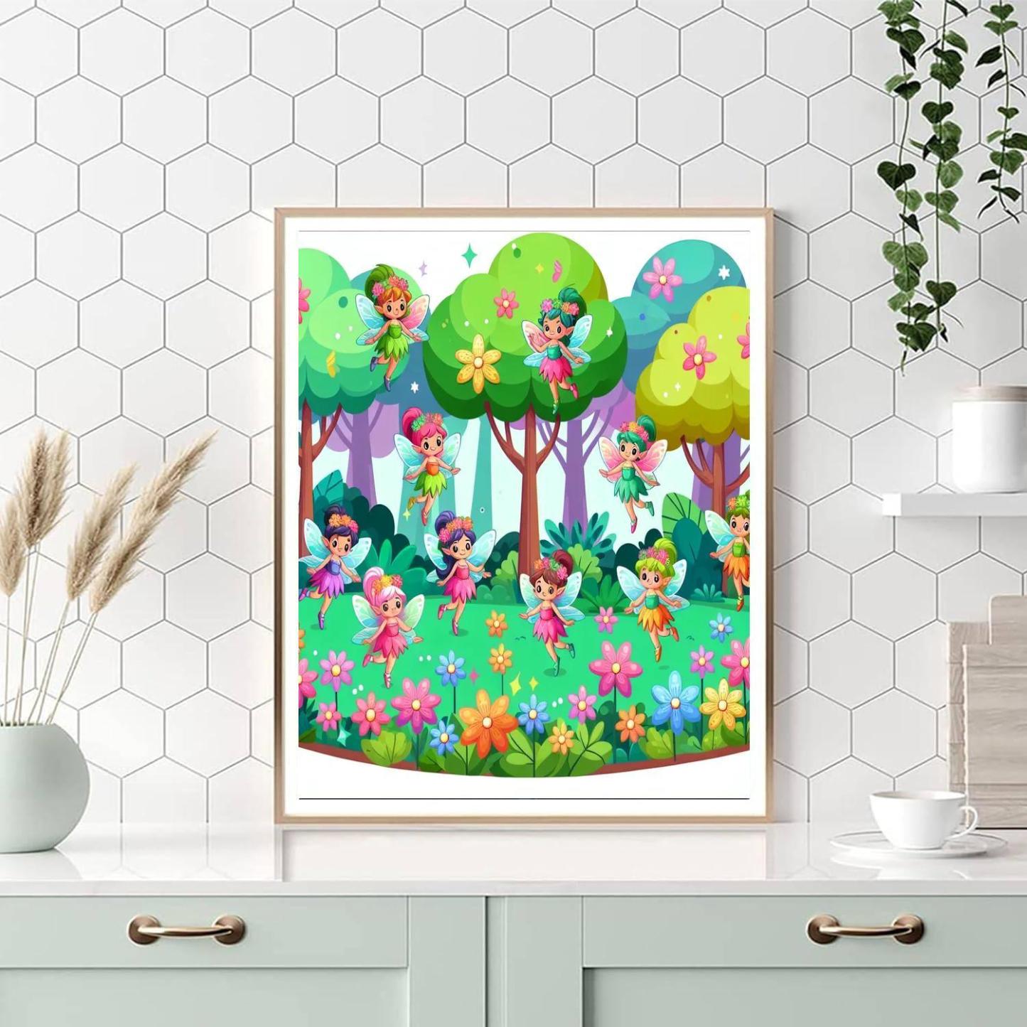 Exploring Enchanted Forest Paint By Numbers