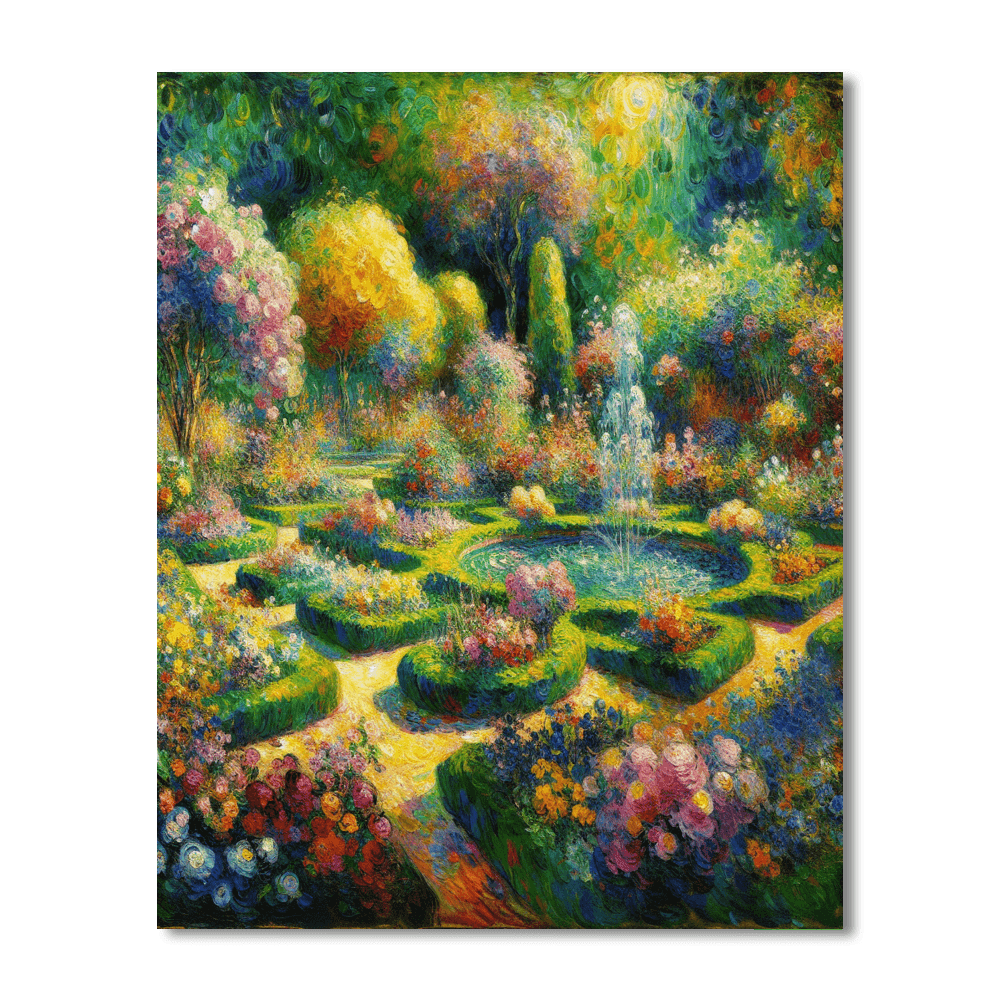 Whimsical Garden Oasis Numbered Painting Kits