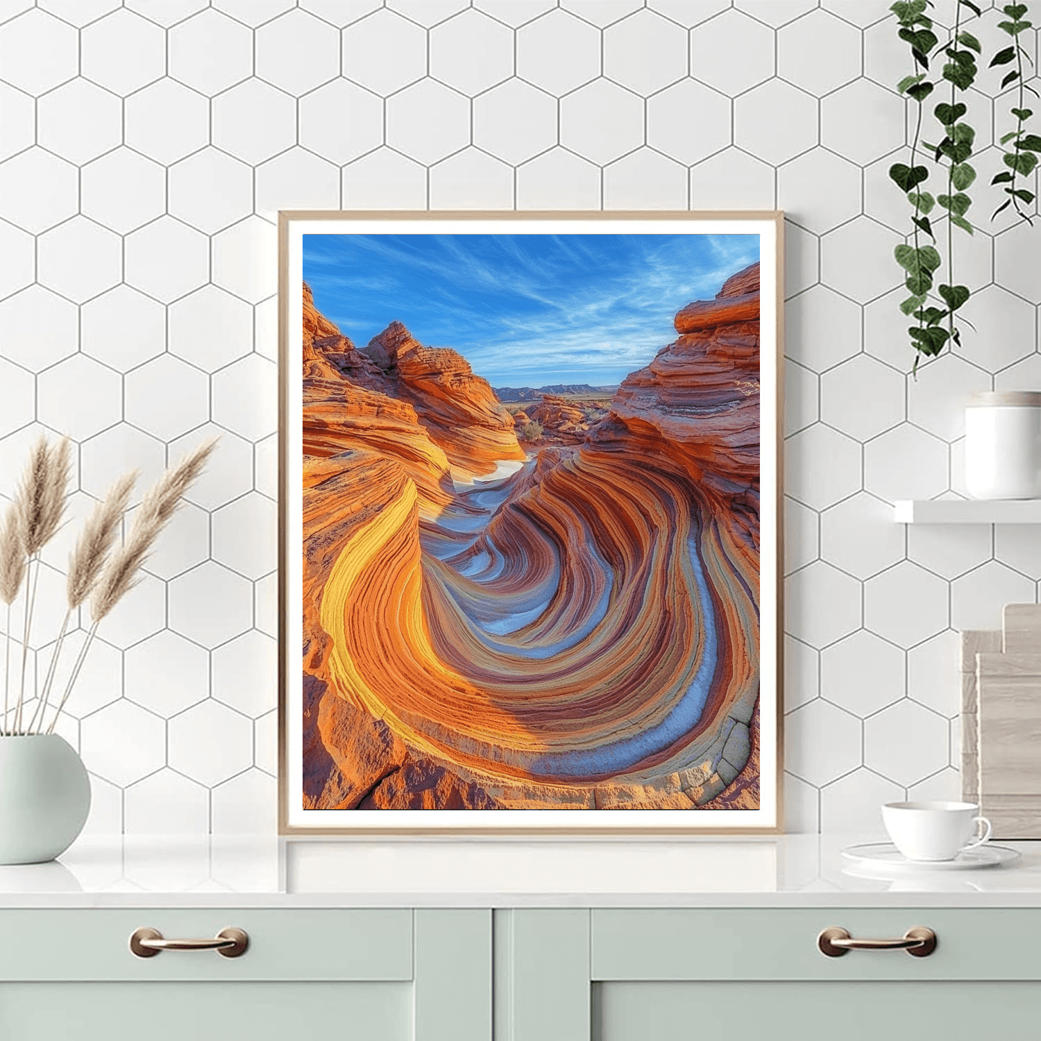 The Wave - Arizona Number Painting