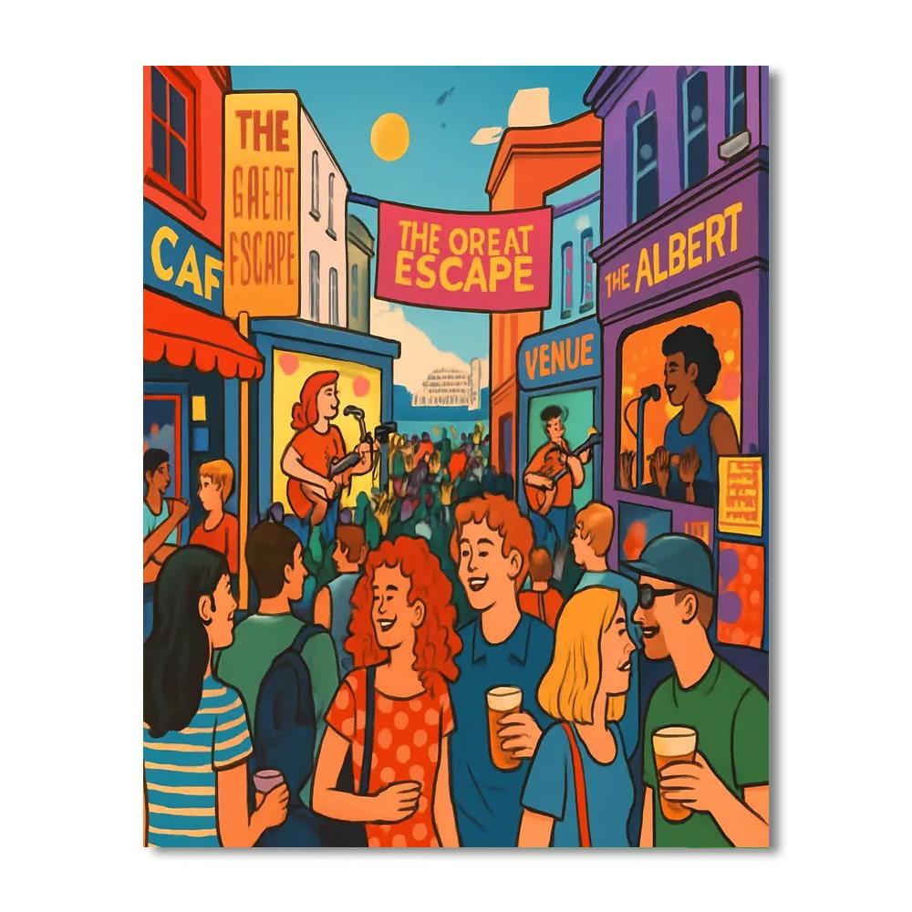 The Great Escape - Uk Number Painting