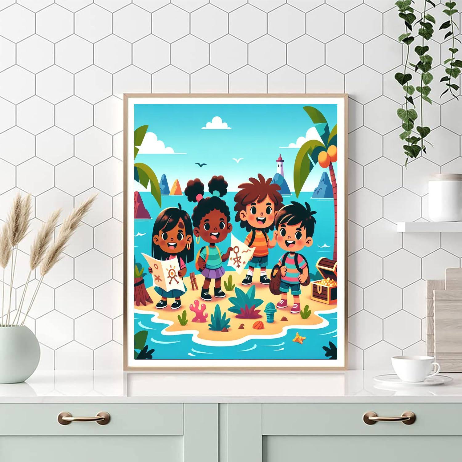 Mystery Island Quest Number Painting