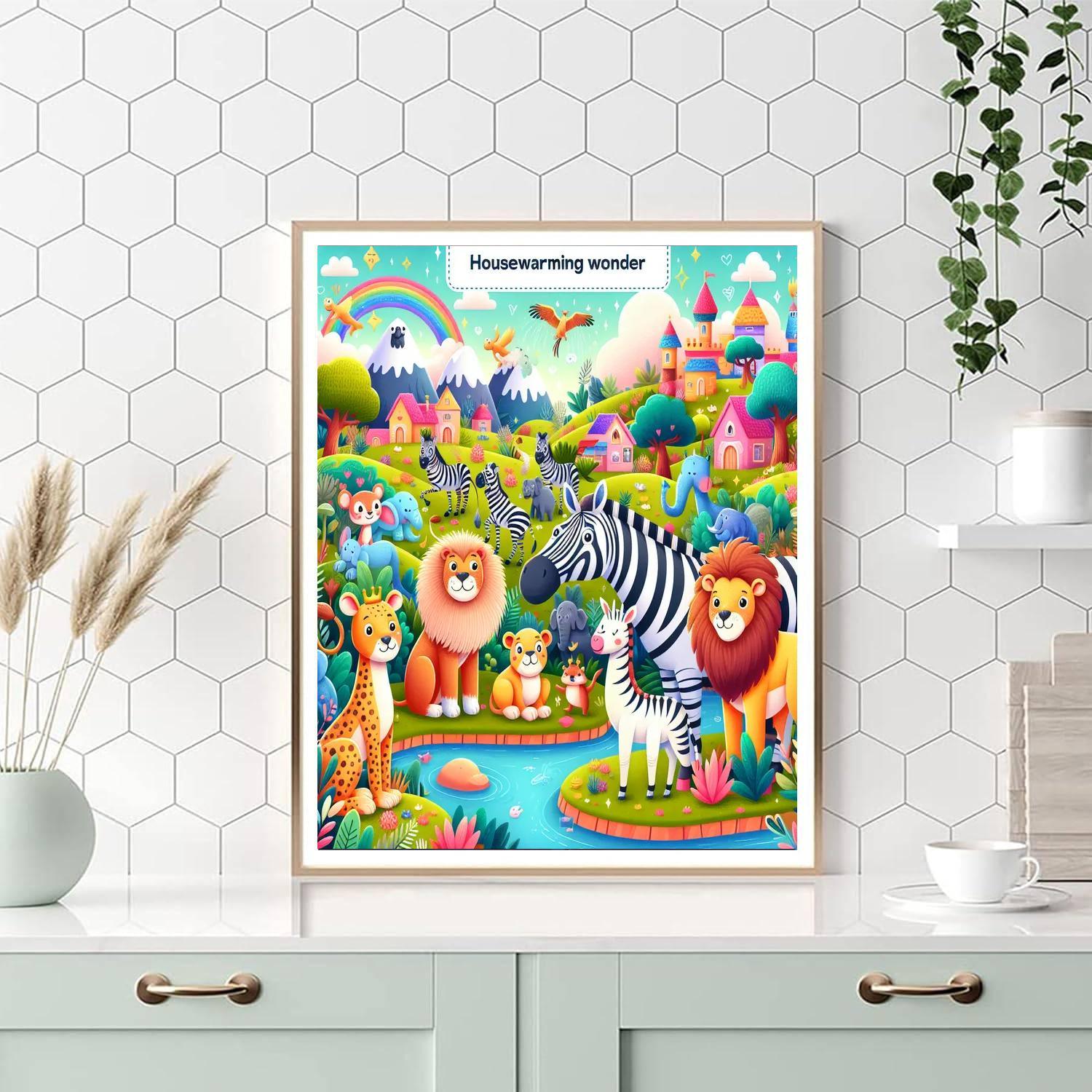 Caring Animal Kingdom Paint By Numbers Kits