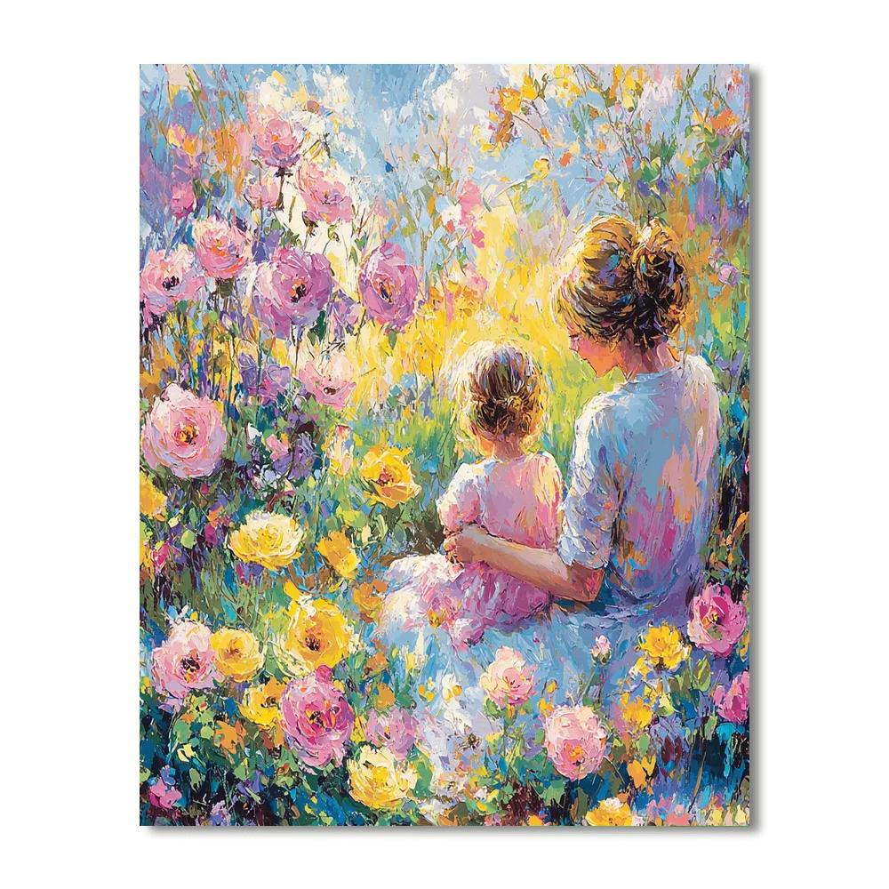 A Mother's Garden Of Love Painting By Numbers Kit