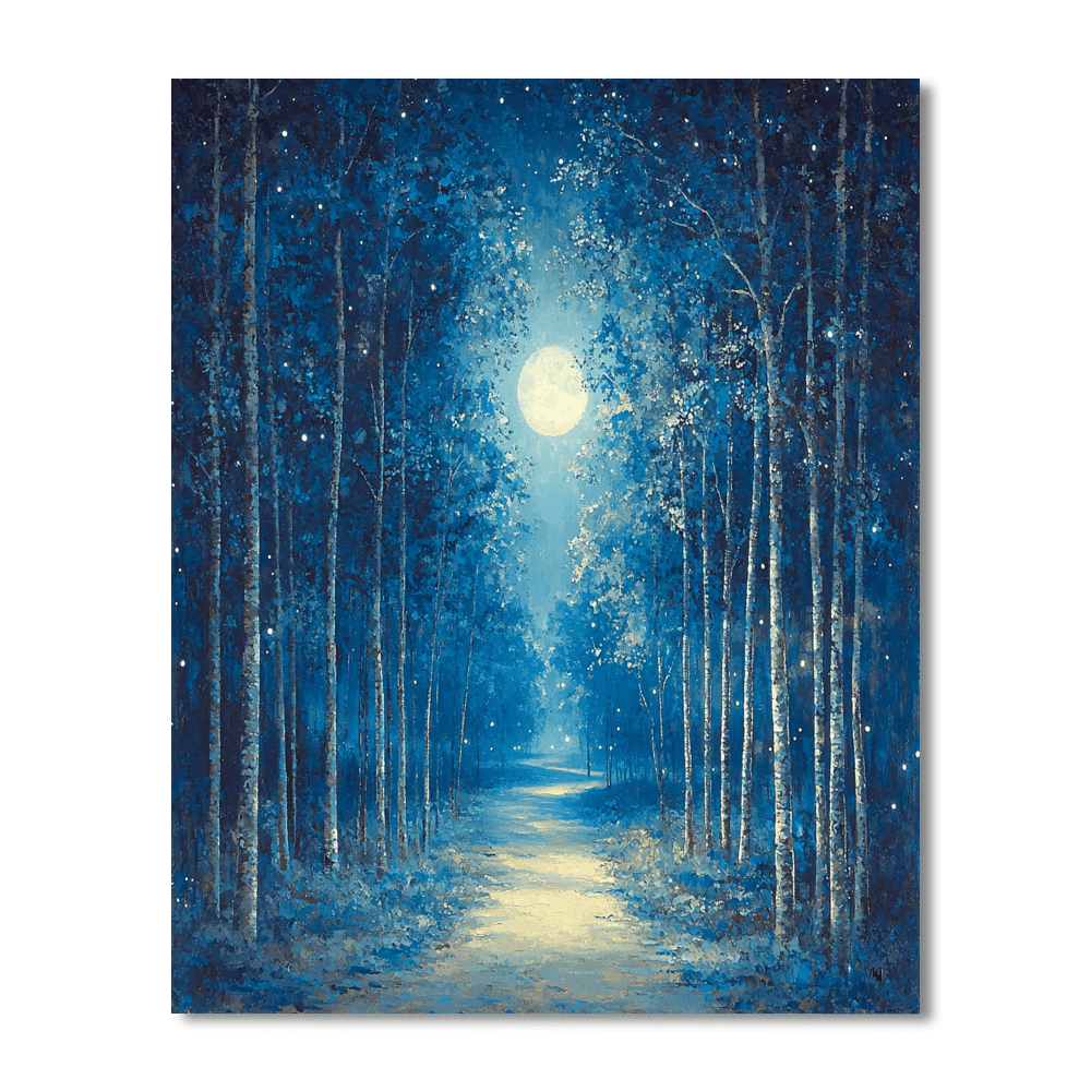 Grimshaw Inspired Mystical Pathways  Paint By Number