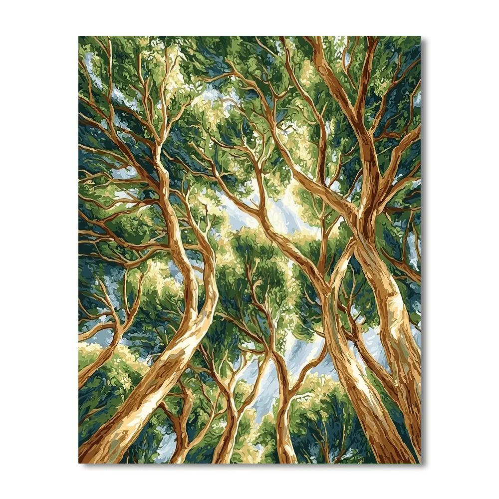 Michelangelo Inspired Forest's Grace  Numbered Painting Kits