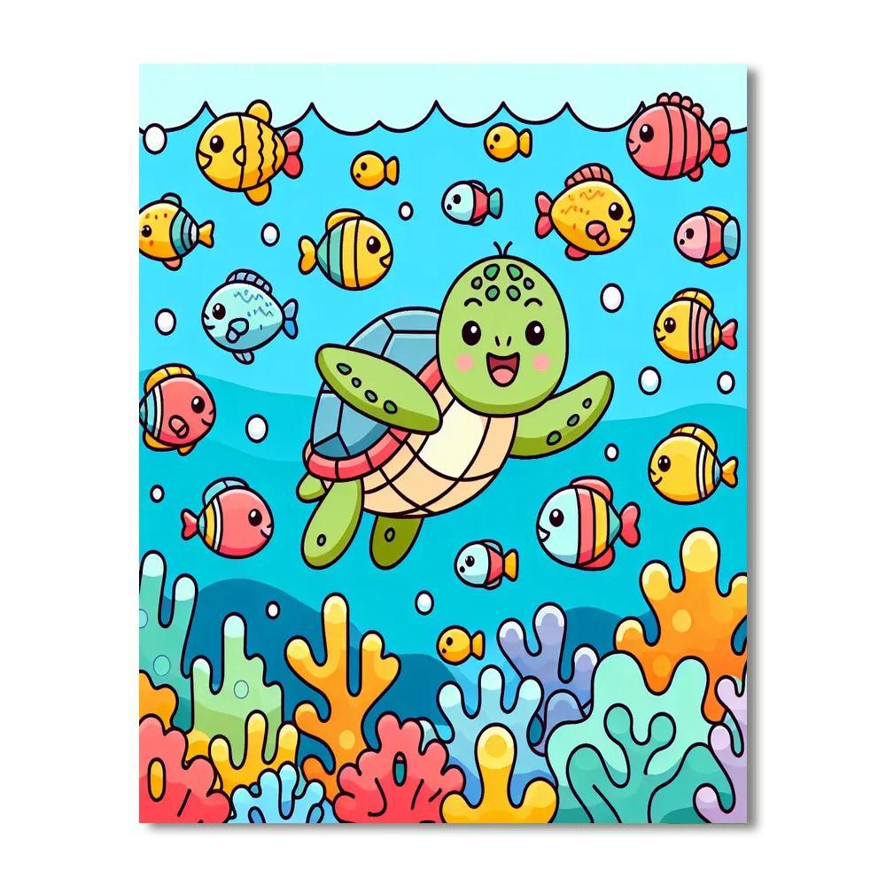Underwater Exploration Journey Paint By Numbers Kits