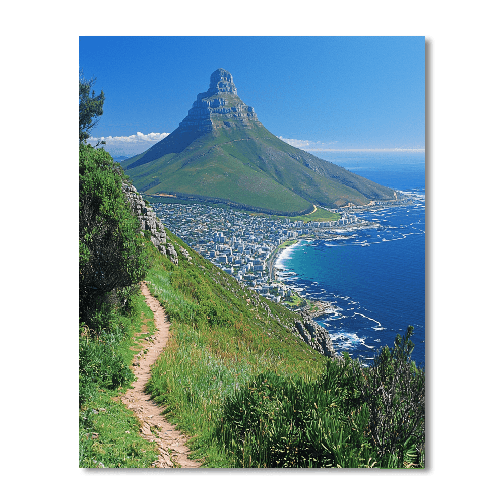 Table Mountain - Cape Town Paint By Numbers Art