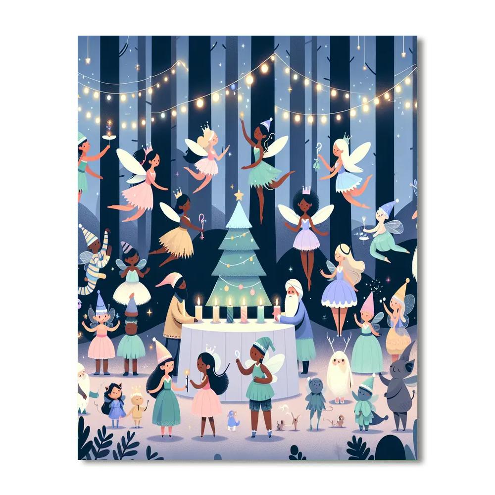 Magic Forest Fiesta Painting By Numbers Kit