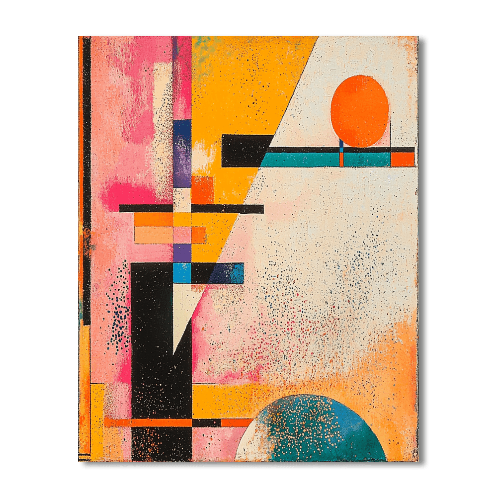 Wassily Kandinsky Inspired Patterns Of Dreams  Numbered Painting Kits