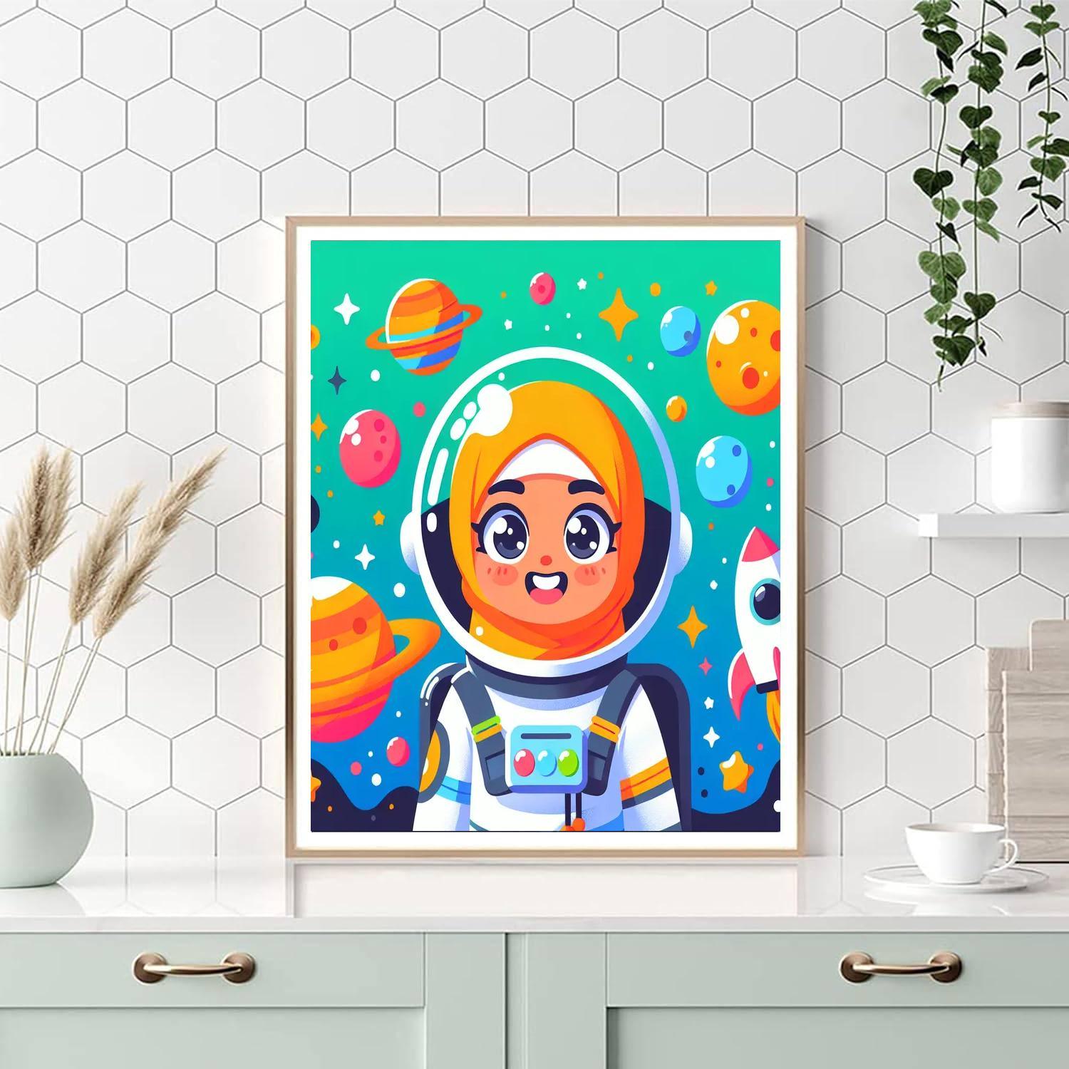 Galactic Pioneers Paint By Numbers Art