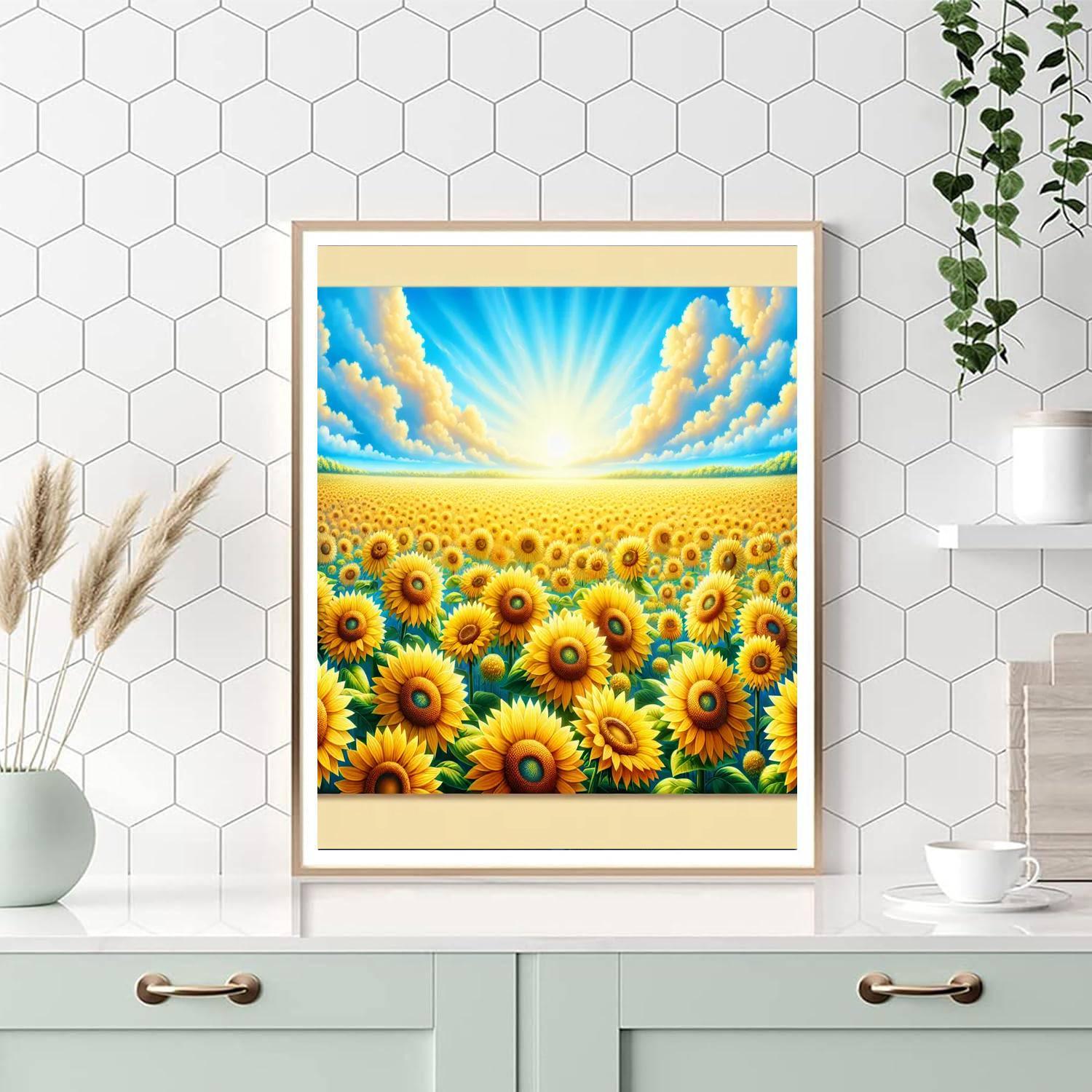 Radiant Summer Sunshine Numbered Painting Kits