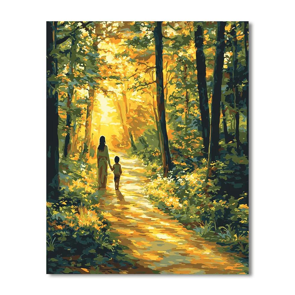Sunlit Silhouettes Numbered Painting Kits