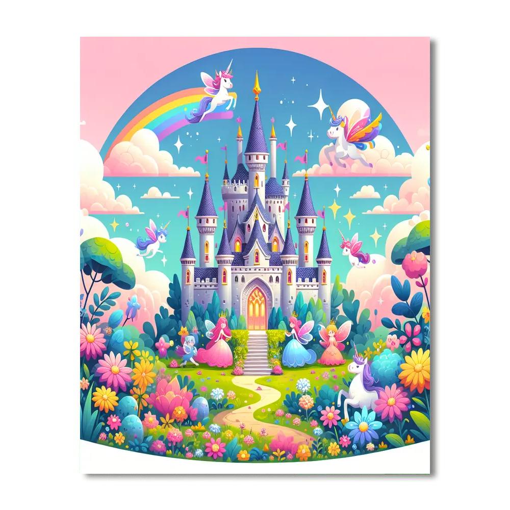 Fairy Tale Kingdom Escape Painting By Numbers Kit