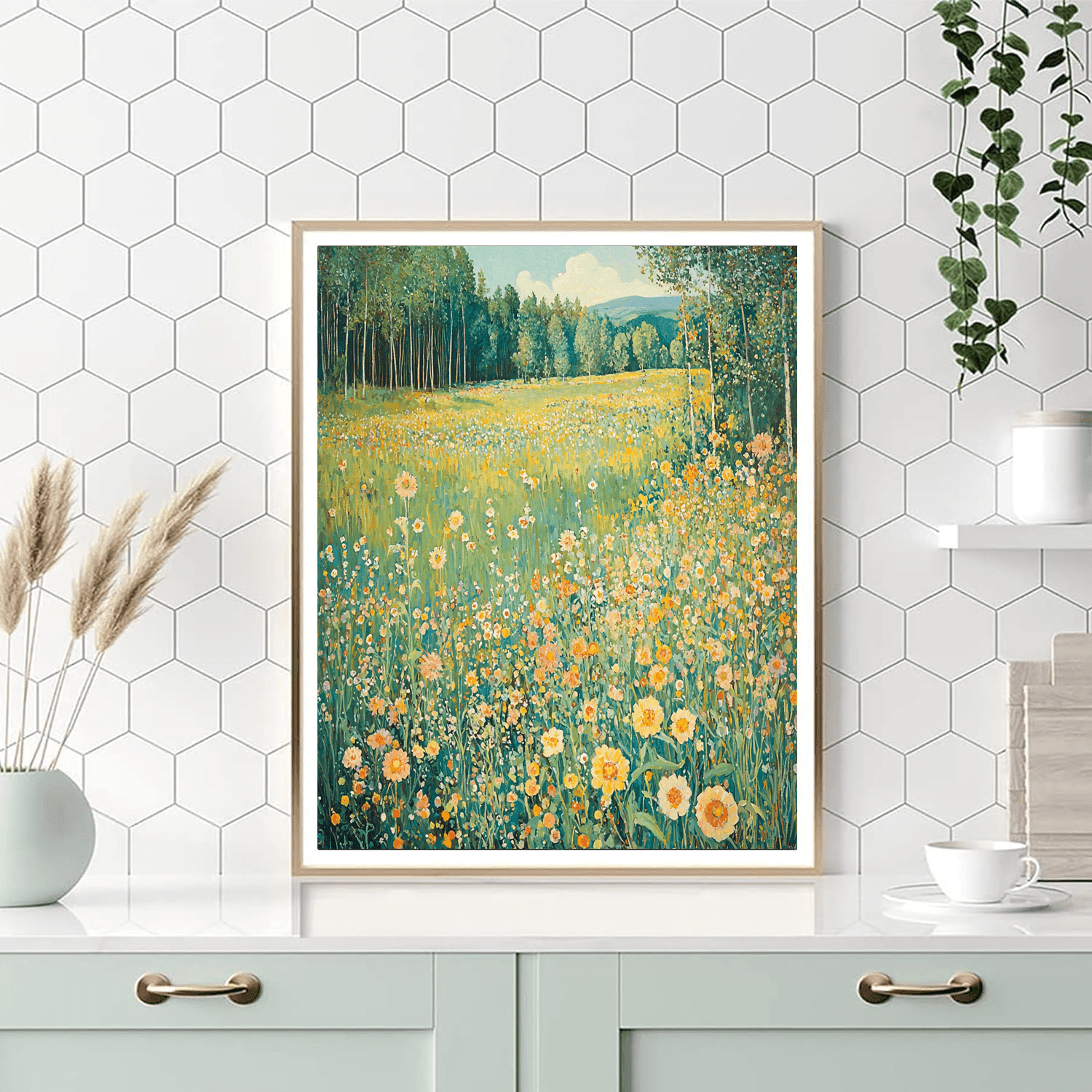 Klimt Inspired Mystical Meadows  Paint By Number