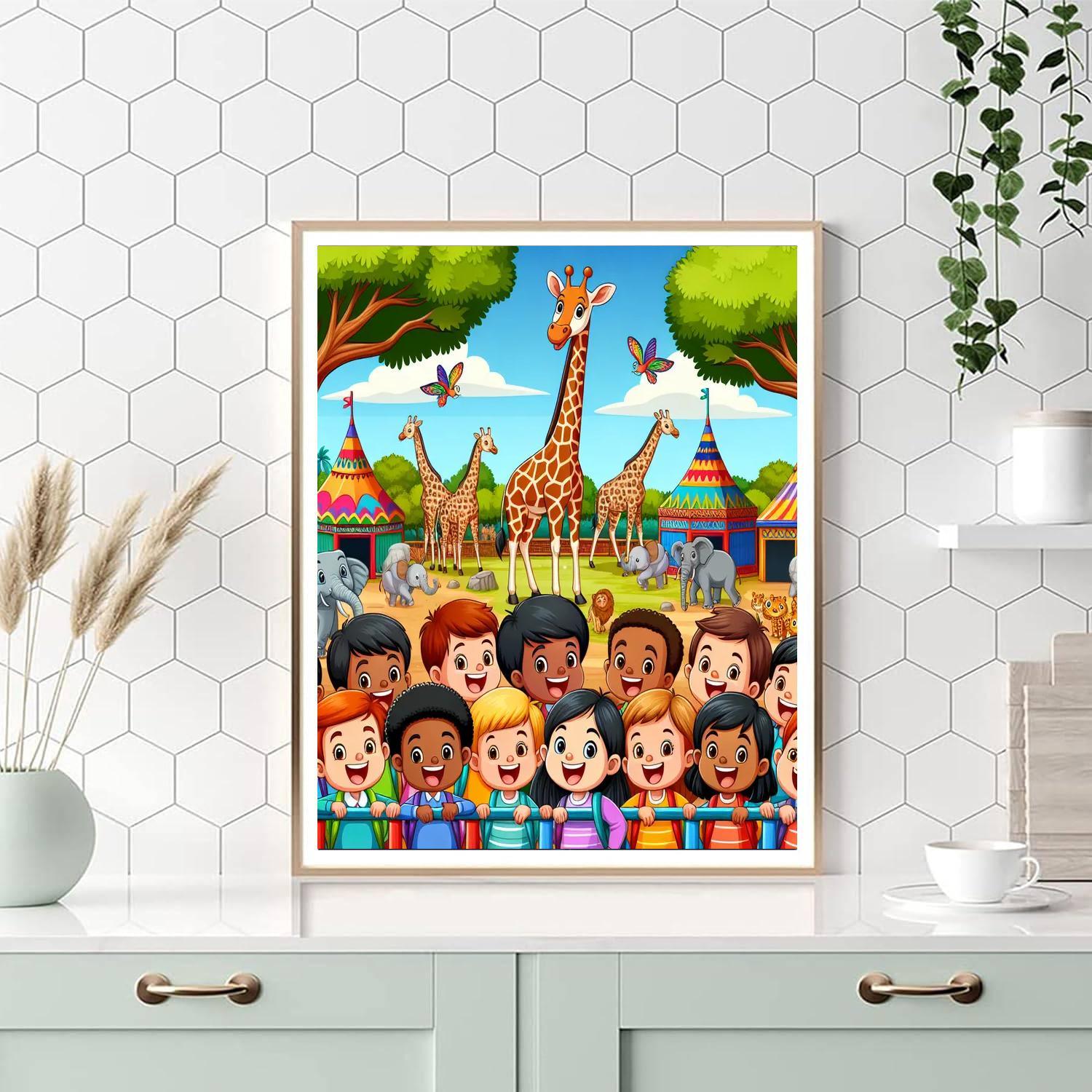 Amazing Zoo Adventure Paint By Numbers Kits