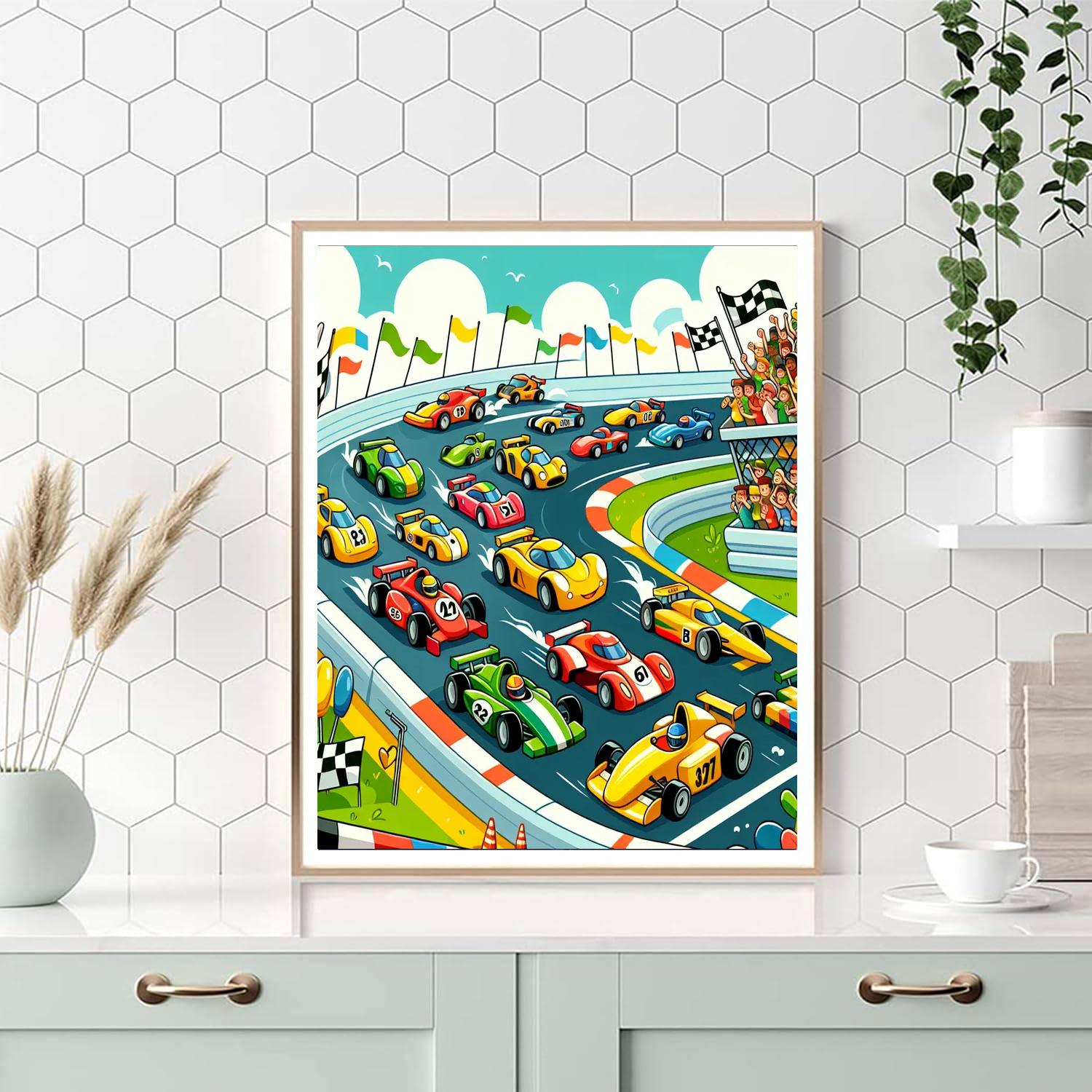 Racing Legends Numbered Painting Kits