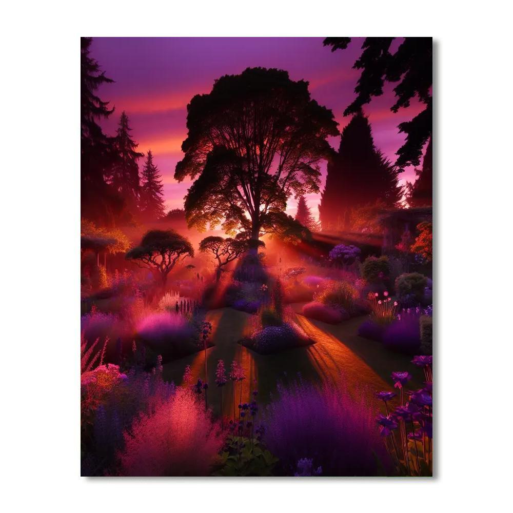 Twilight Garden Whispers Paint By Numbers