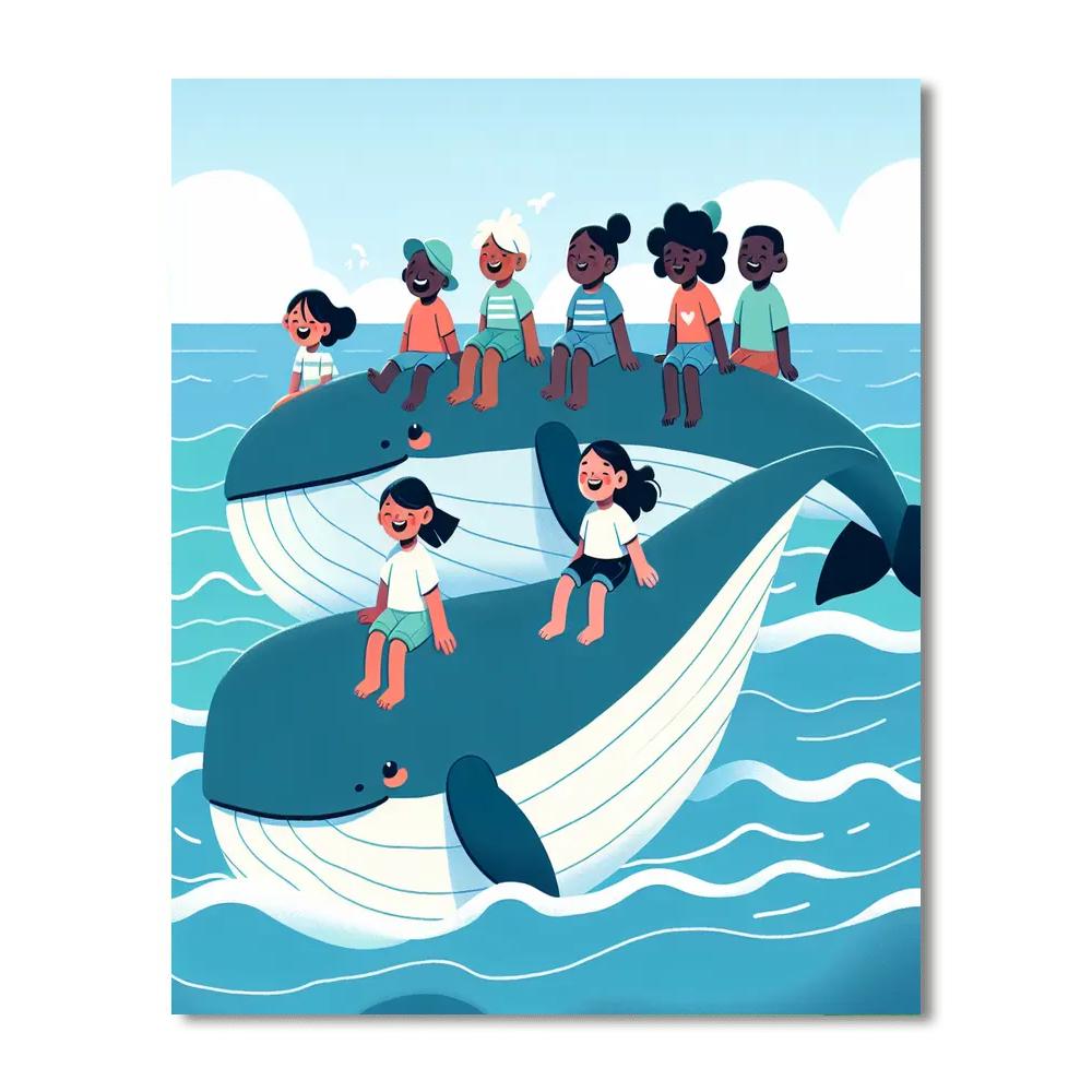 Whale Tale Adventure Paint By Color