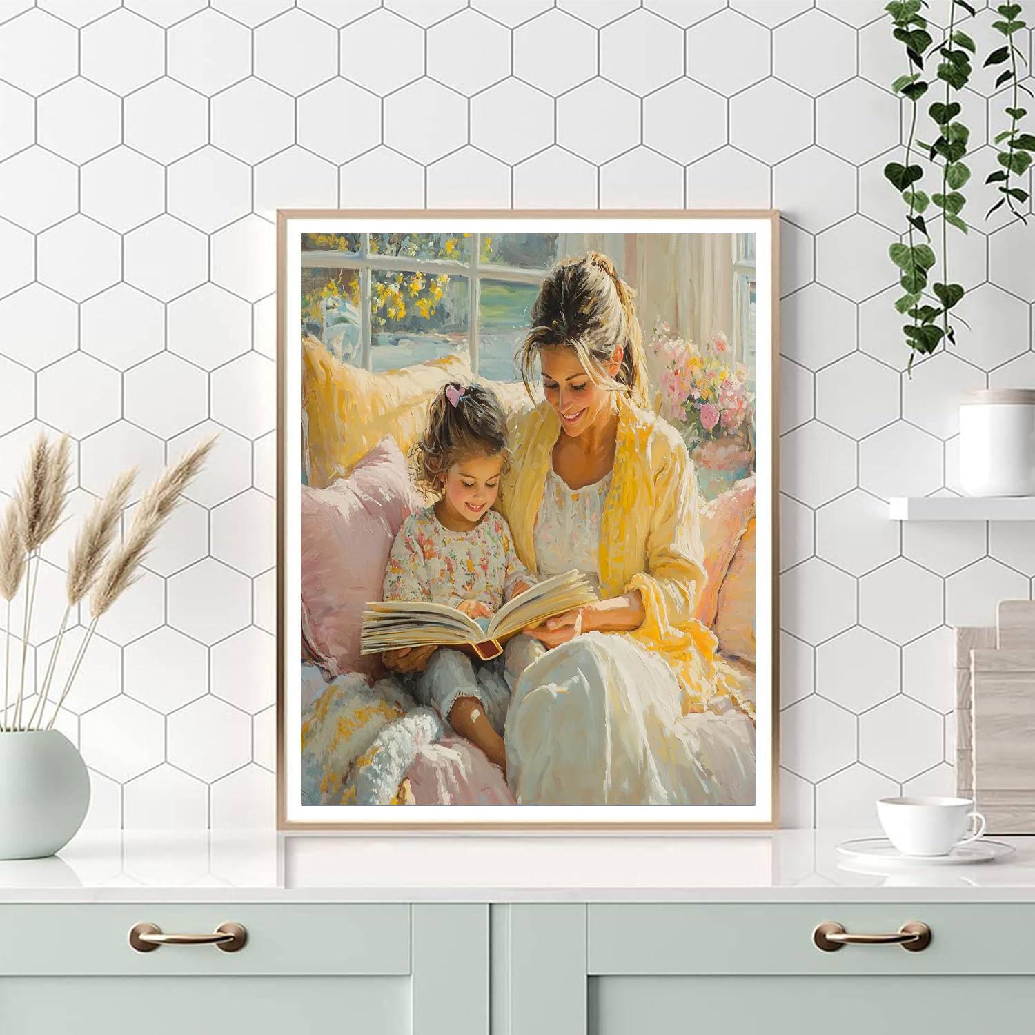 A Cozy Embrace Numbered Painting Kits