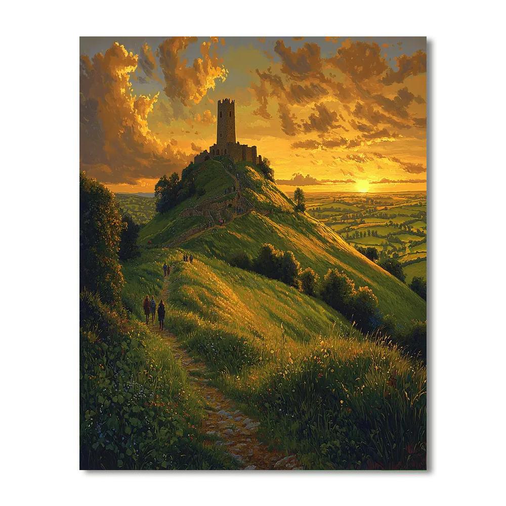 Glastonbury Tor Numbered Painting Kits