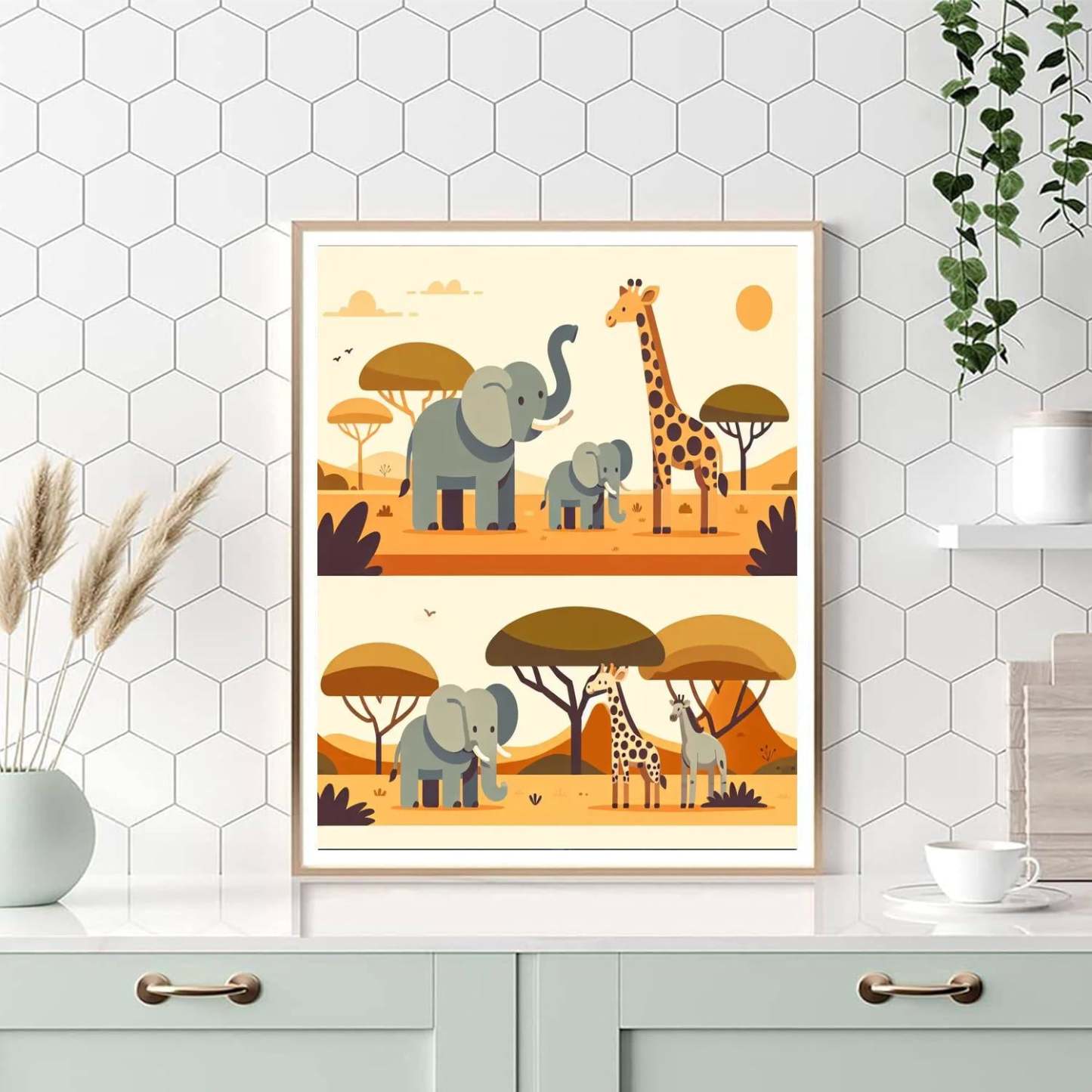 Safari Exploration Day Numbered Painting Kits