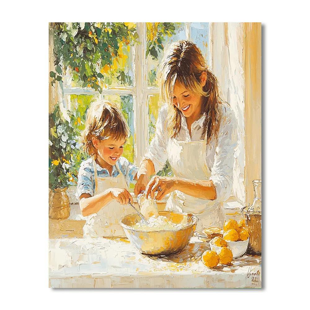 Hearts In The Kitchen Numbered Painting Kits