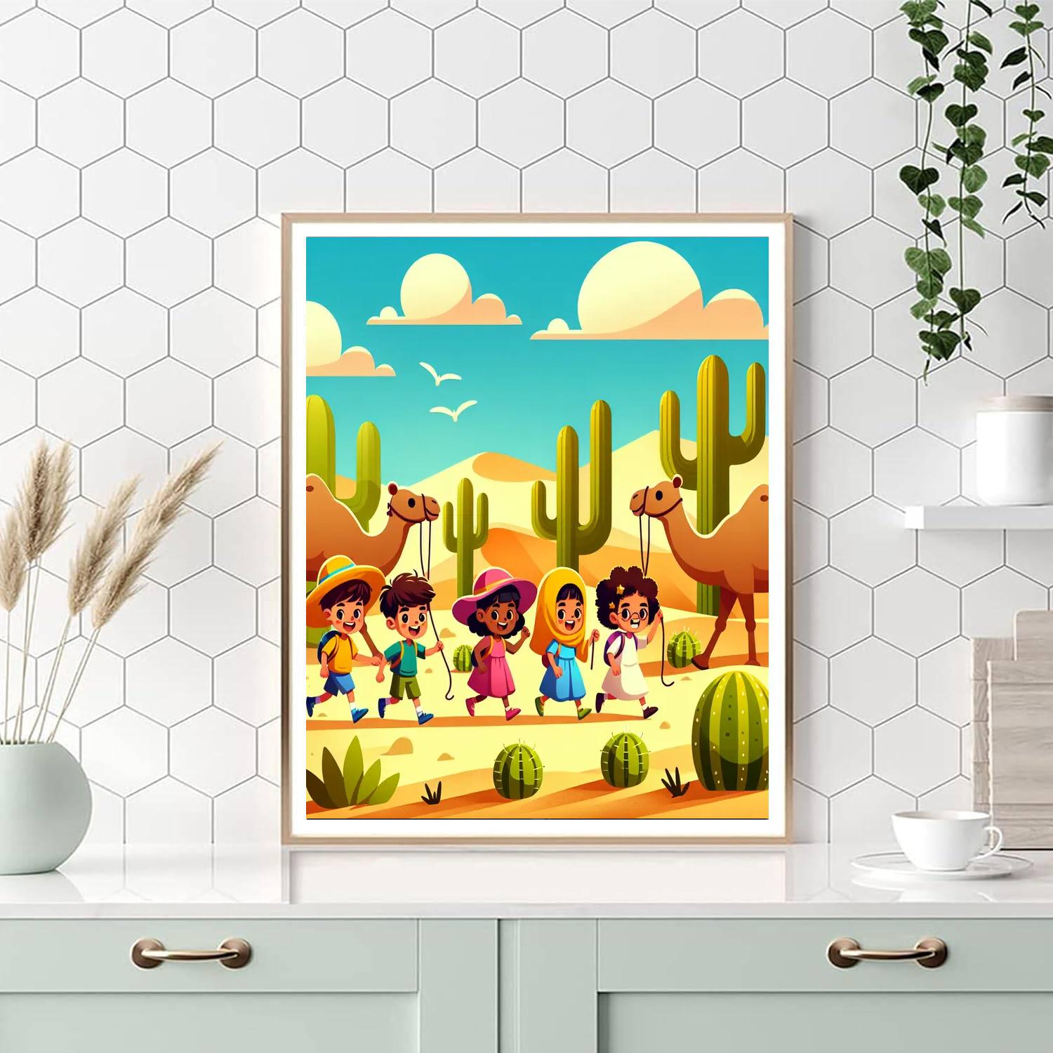 Sandy Desert Expedition Numbered Painting Kits