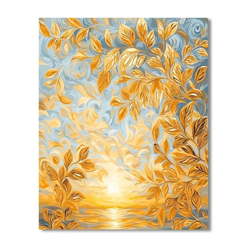 Gustav Klimt Inspired The Golden Hour  Number Painting