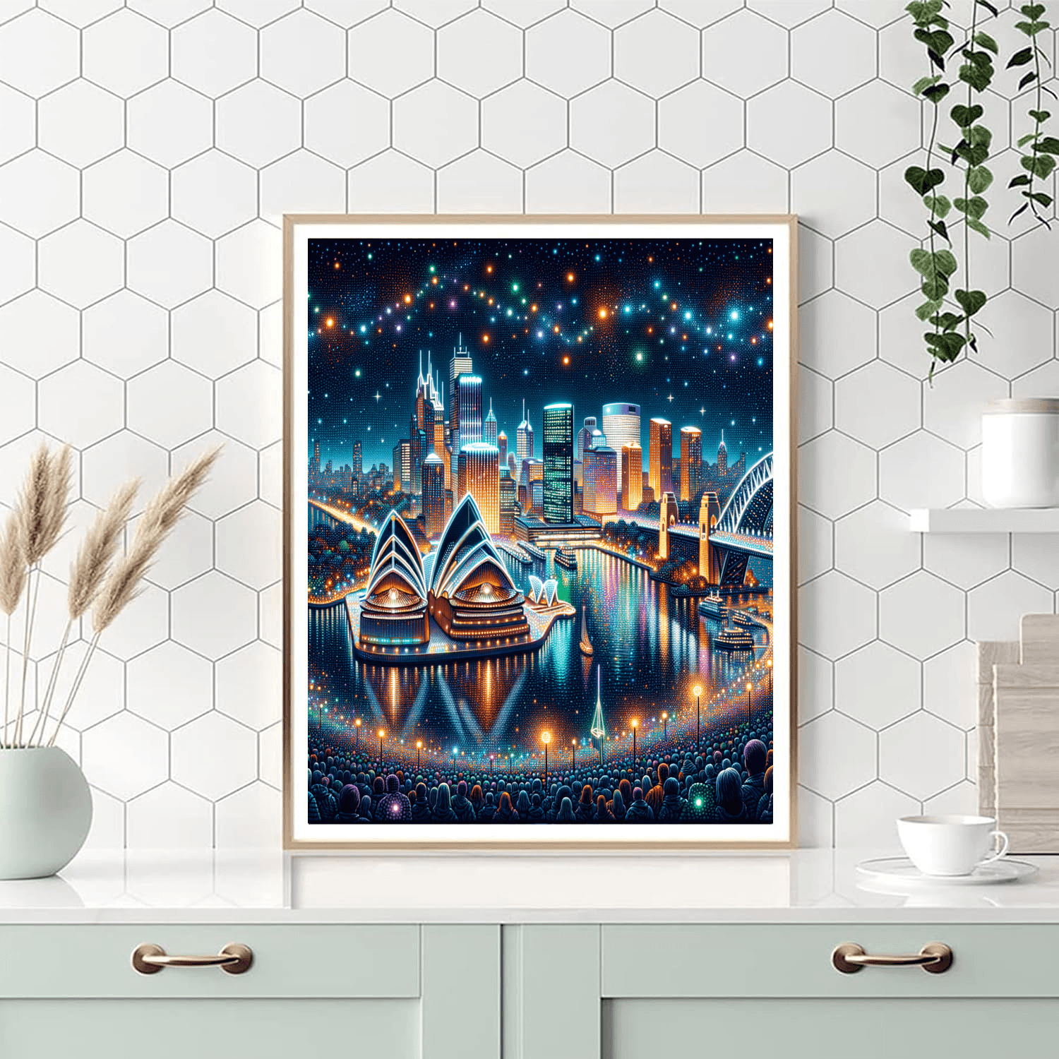 Vivid Sydney - Sydney, Australia Painting By Numbers Kit