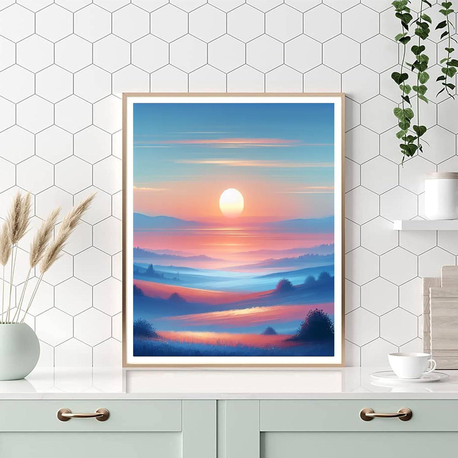 Begin's New Dawn Number Painting
