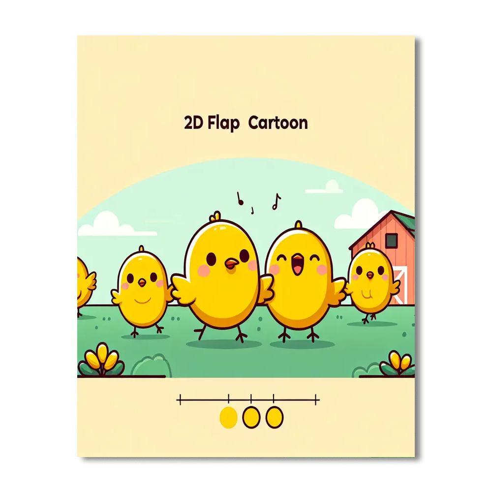 Chirpy Chick Celebration Paint By Numbers Kits