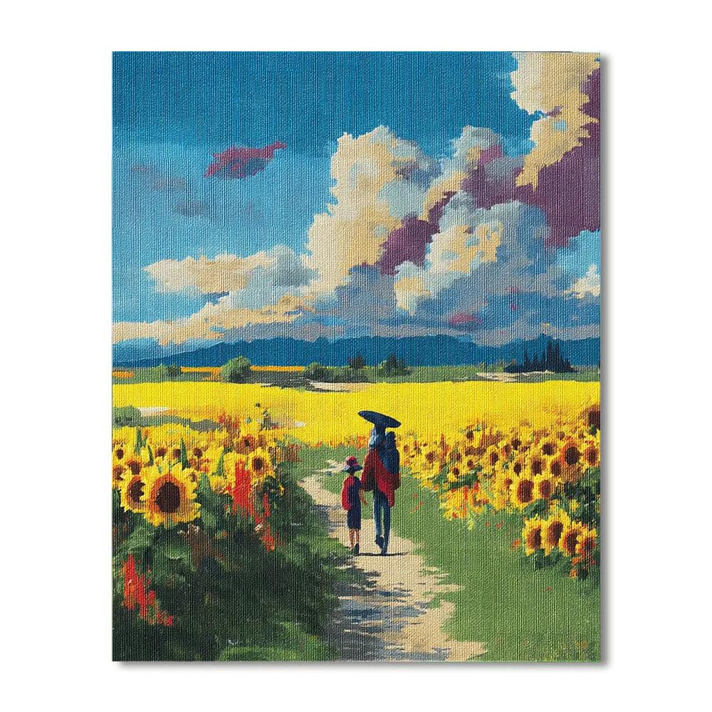 Sunlit Garden Walk Paint By Numbers Kits